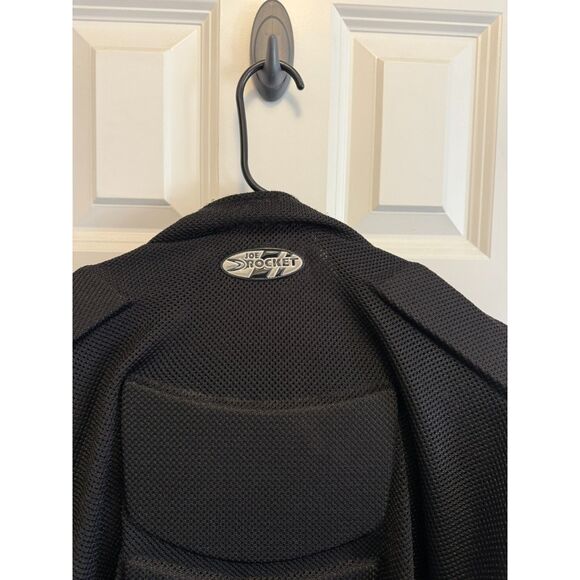 5XL- Joe Rockets Black Motorcycle Jacket Mens Mesh Armored W/O insulated Liner - Picture 8 of 14